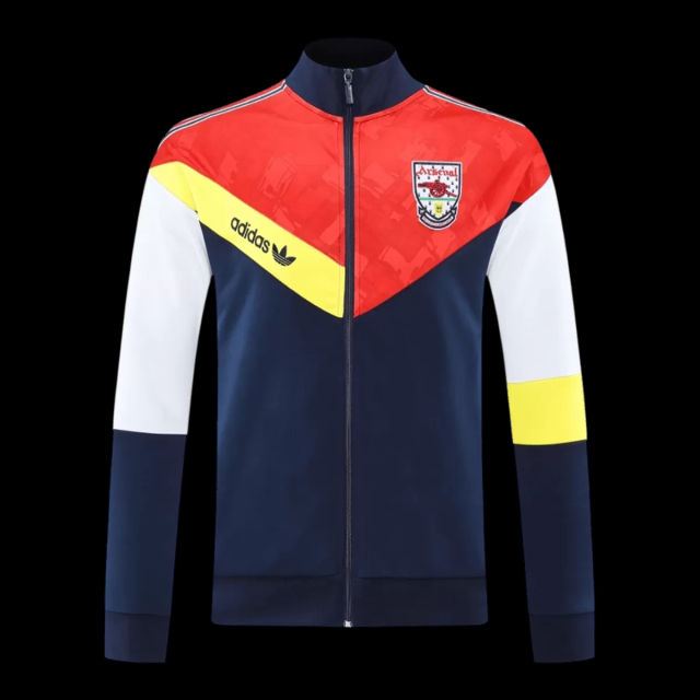 25-26 Arsenal Training Tracksuit Kit(Jacket+Pants) Navy&amp;Red