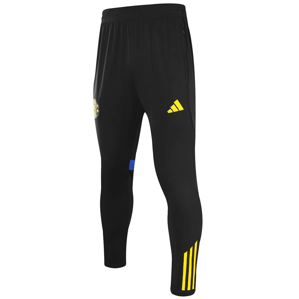 25-26 Manchester United 1/4 Zipper Sweat Kit(Top+Pants) Black