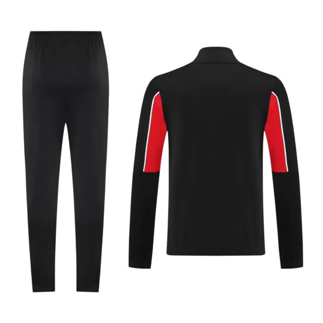 25-26 AC Milan Training Tracksuit Kit(Jacket+Pants) Black