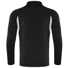 25-26 Real Madrid 1/4 Zipper Sweat Kit(Top+Pants) Black