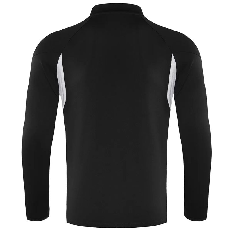 25-26 Real Madrid 1/4 Zipper Sweat Kit(Top+Pants) Black