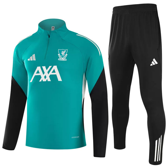 25-26 Liverpool 1/4 Zipper Sweat Kit(Top+Pants) Green