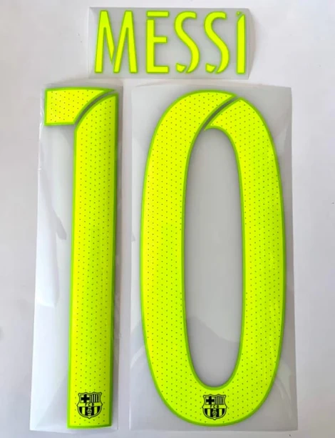 2016-17 Barcelona Third Name Set #10 MESSI