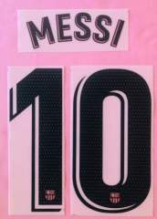 2020/21 FC Barcelona #10 MESSI 3rd Soccer Jersey Name Set