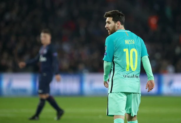 2016-17 Barcelona Third Name Set #10 MESSI