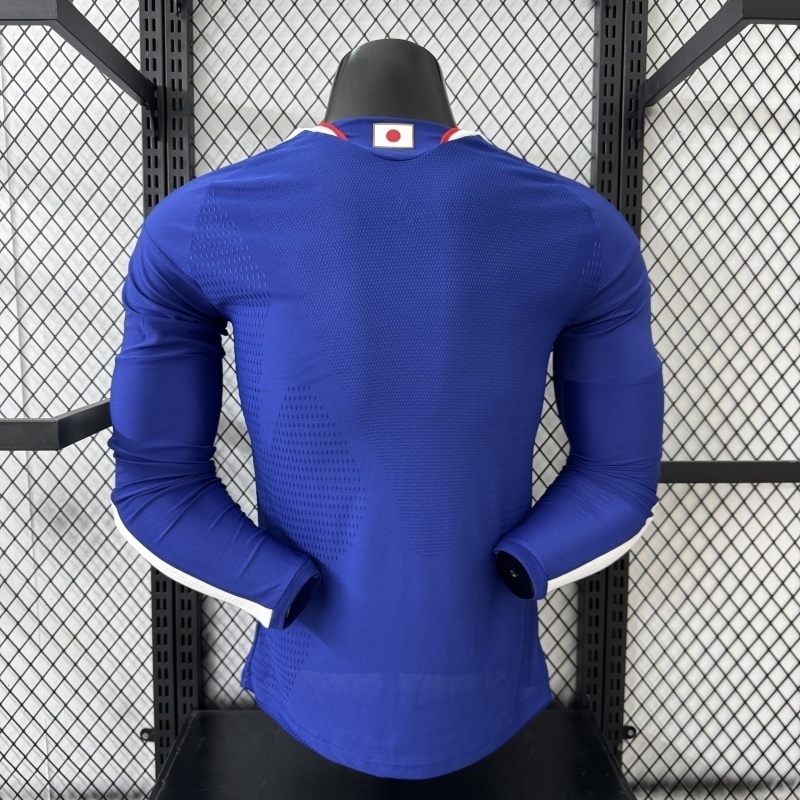 2026 Japan World Cup Home Soccer Jersey Player Edition Long Sleeve
