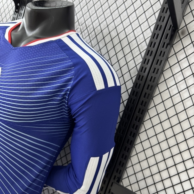 2026 Japan World Cup Home Soccer Jersey Player Edition Long Sleeve