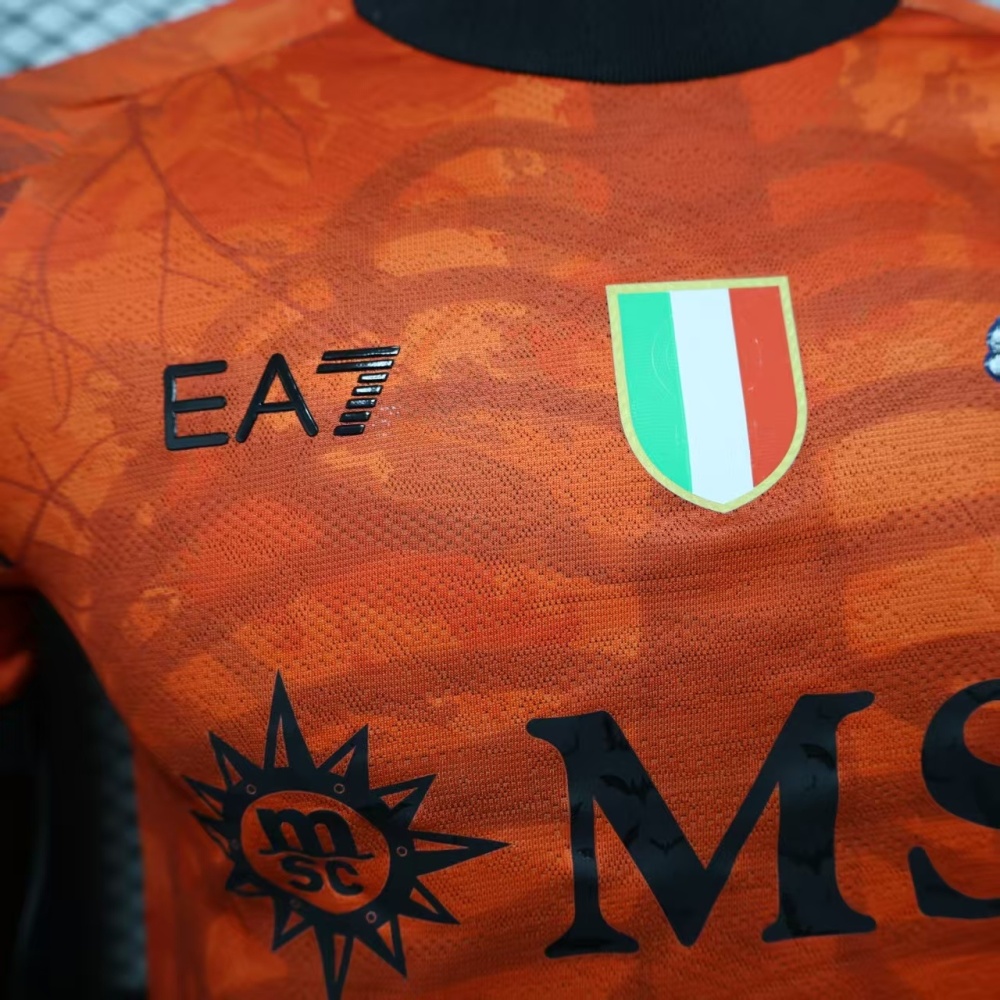 25-26 SSC Napoli Halloween Match Shirt Red