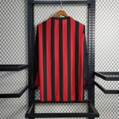 2013-14 AC Milan  Retro Jersey Home Long Sleeve