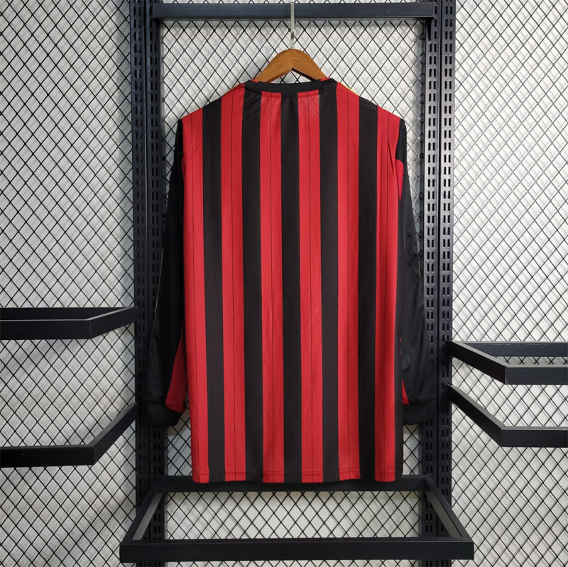 2013-14 AC Milan  Retro Jersey Home Long Sleeve