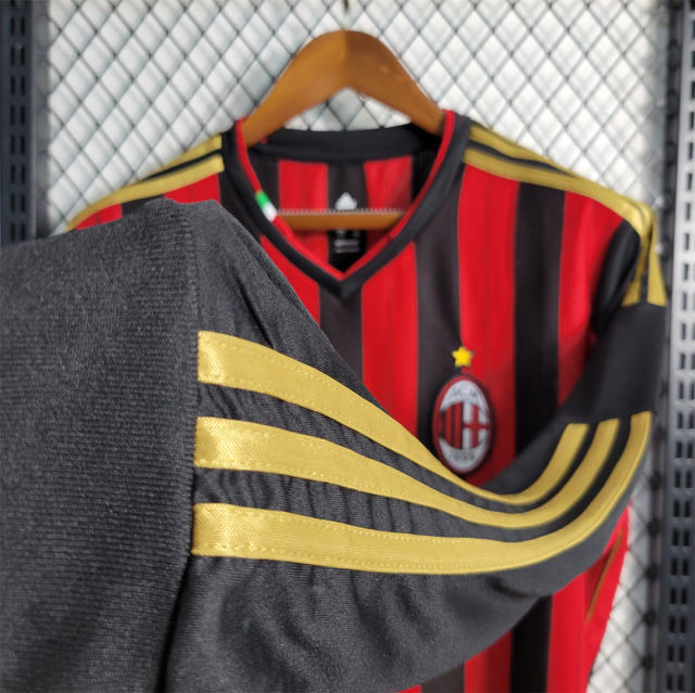 2013-14 AC Milan  Retro Jersey Home Long Sleeve
