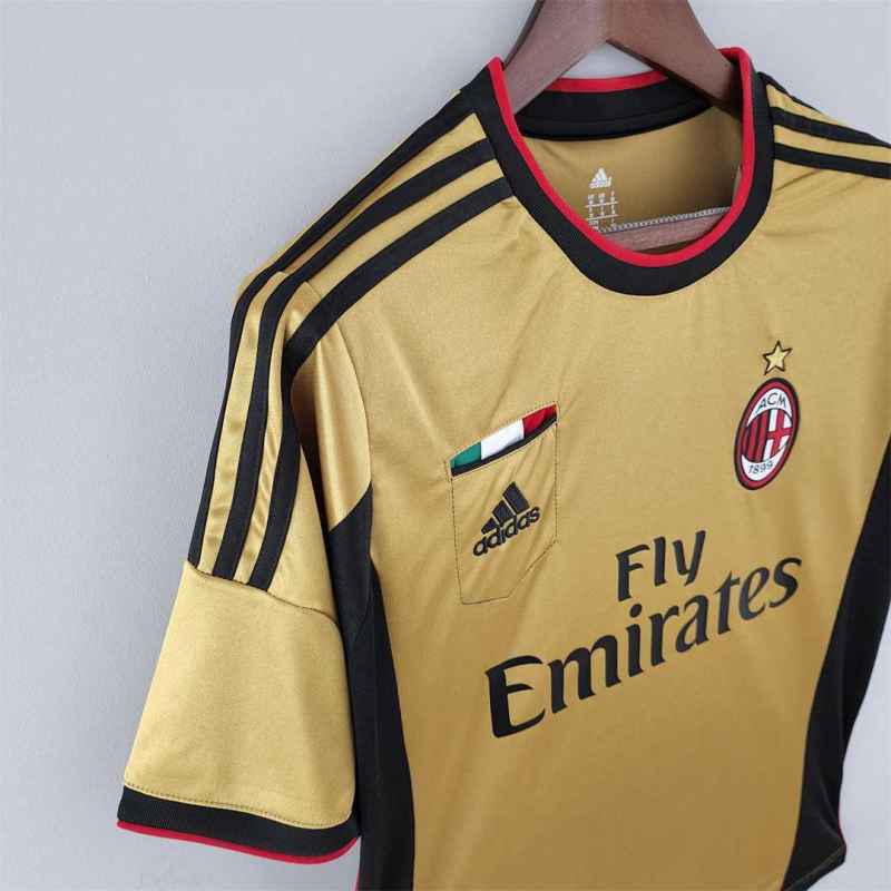 2013-14 AC Milan  Retro Jersey Soccer Third Away