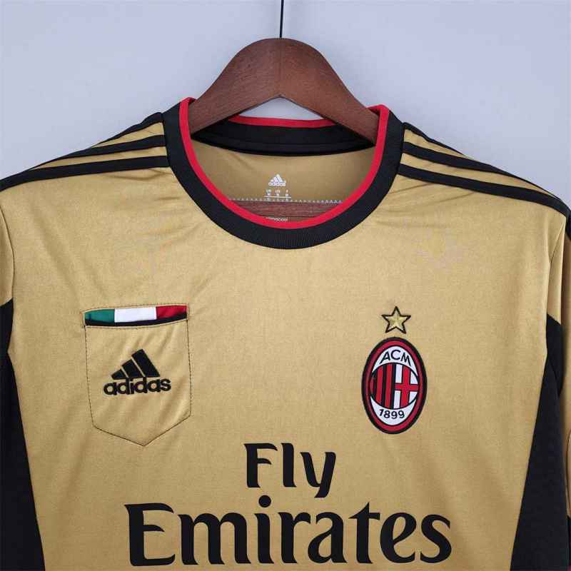 2013-14 AC Milan  Retro Jersey Soccer Third Away