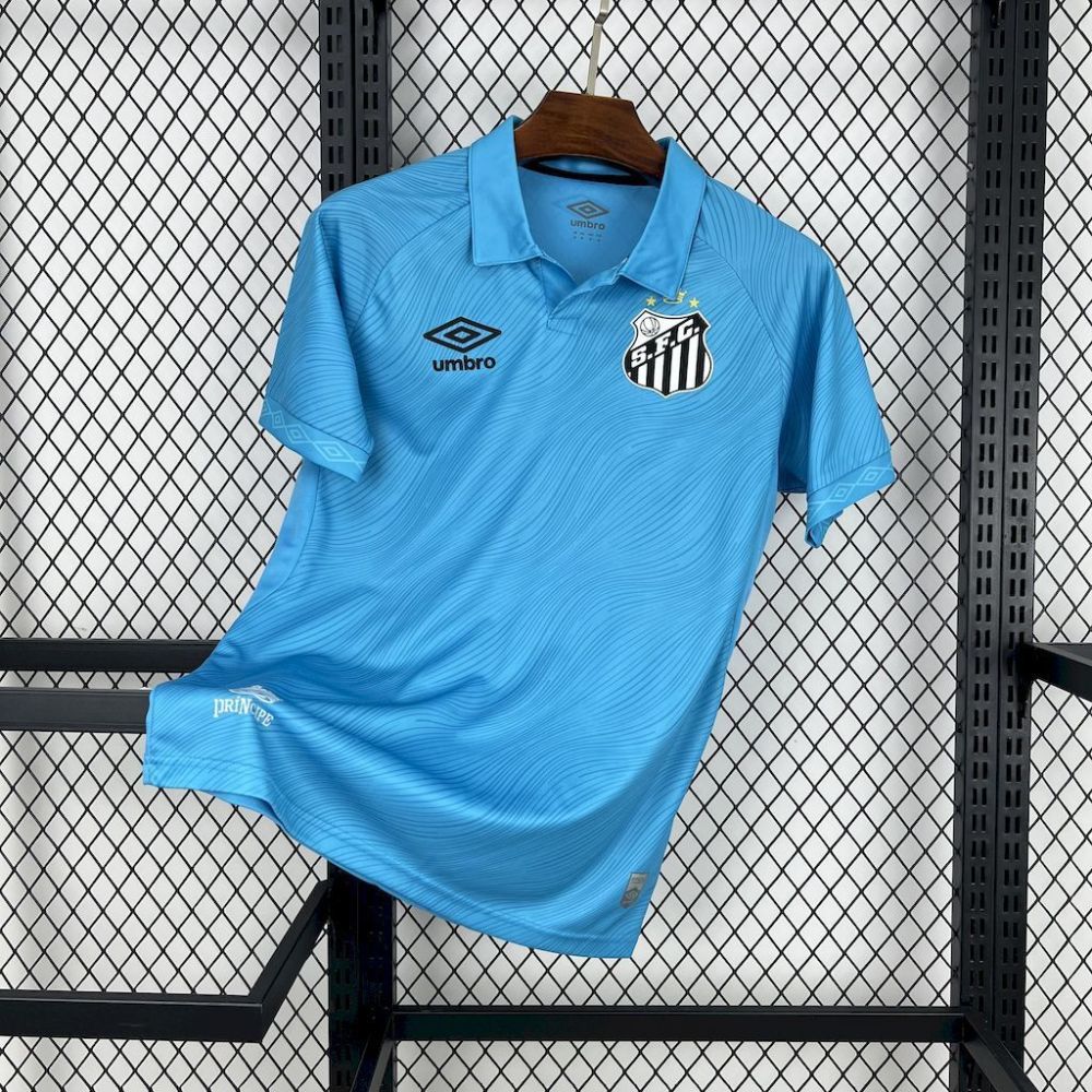 25-26 Santos FC Second Away Soccer Jersey with All Sponsors
