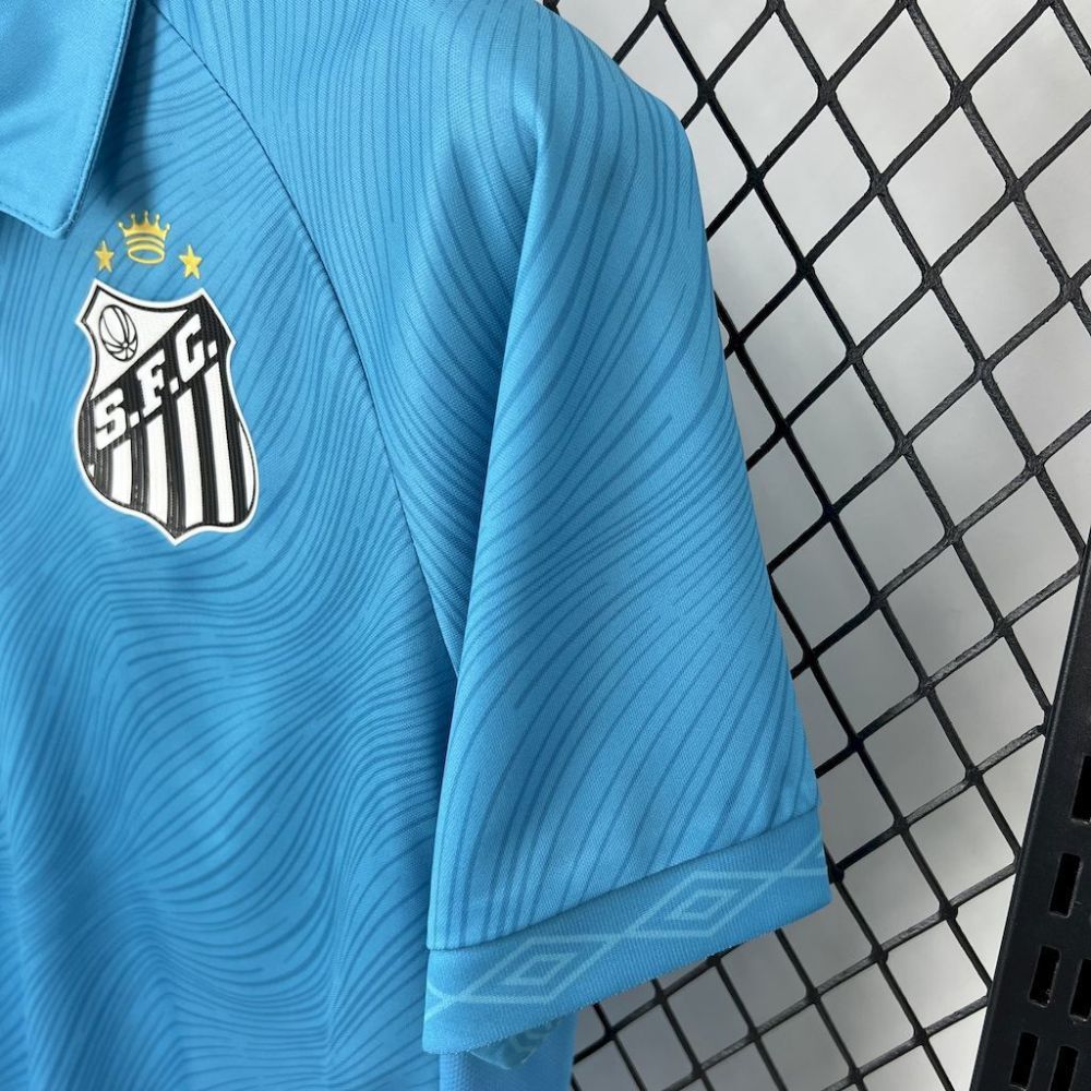 25-26 Santos FC Second Away Soccer Jersey with All Sponsors