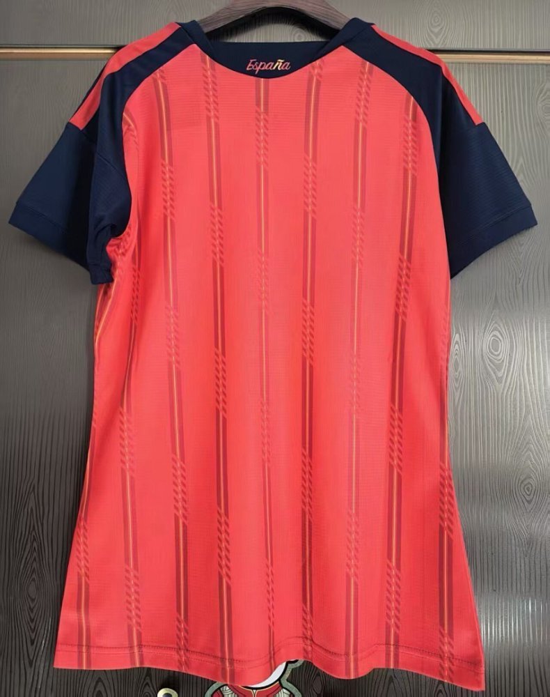 2026 Spain Home World Cup Women Soccer Jersey Custom Shirt