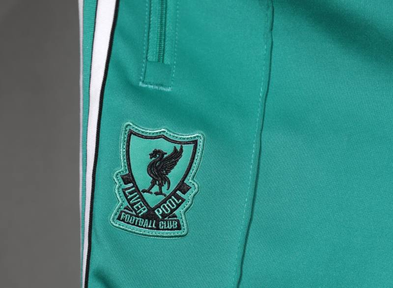 25-26 Liverpool FC Zipper Sweat Terrace Icons Track  Kit(Top+Pants) Green