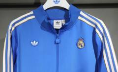 2025-26 Real Madrid Terrace Icons Track Training Jacket Set Blue