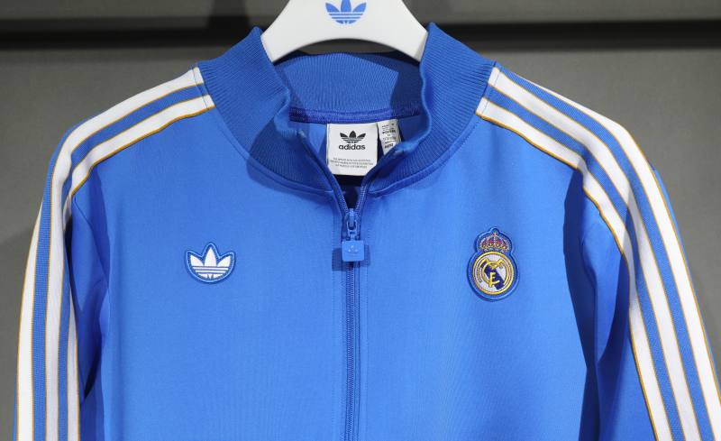 2025-26 Real Madrid Terrace Icons Track Training Jacket Set Blue