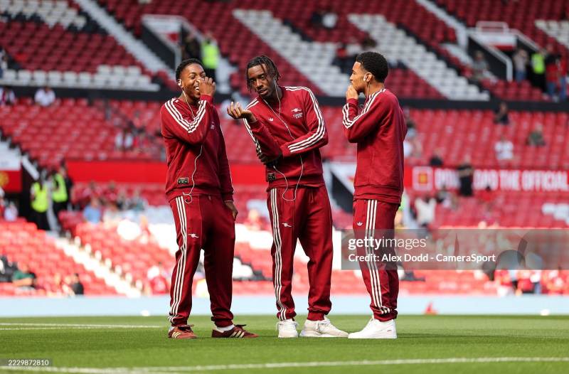 25-26 Arsenal Terrace Icons Track Training Tracksuit Kit(Jacket+Pants) Red