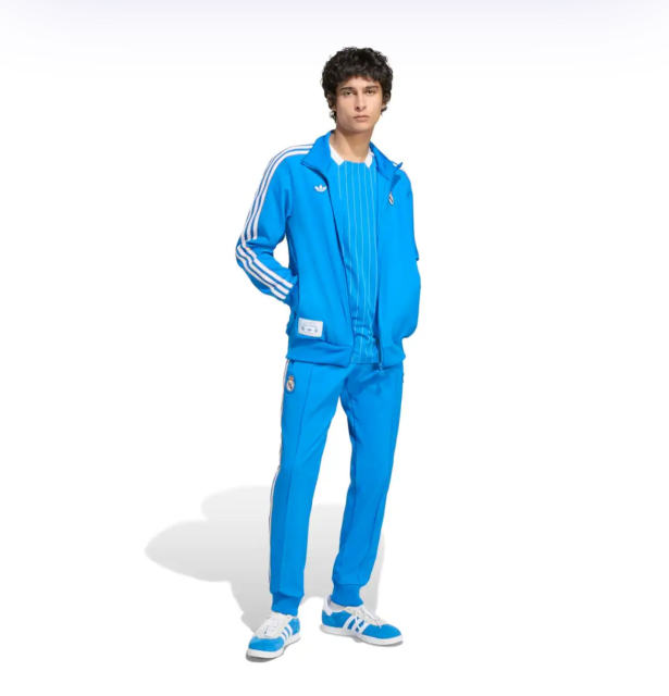2025-26 Real Madrid Terrace Icons Track Training Jacket Set Blue