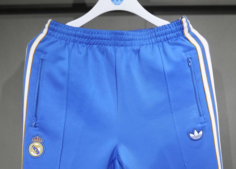 2025-26 Real Madrid Terrace Icons Track Training Jacket Set Blue