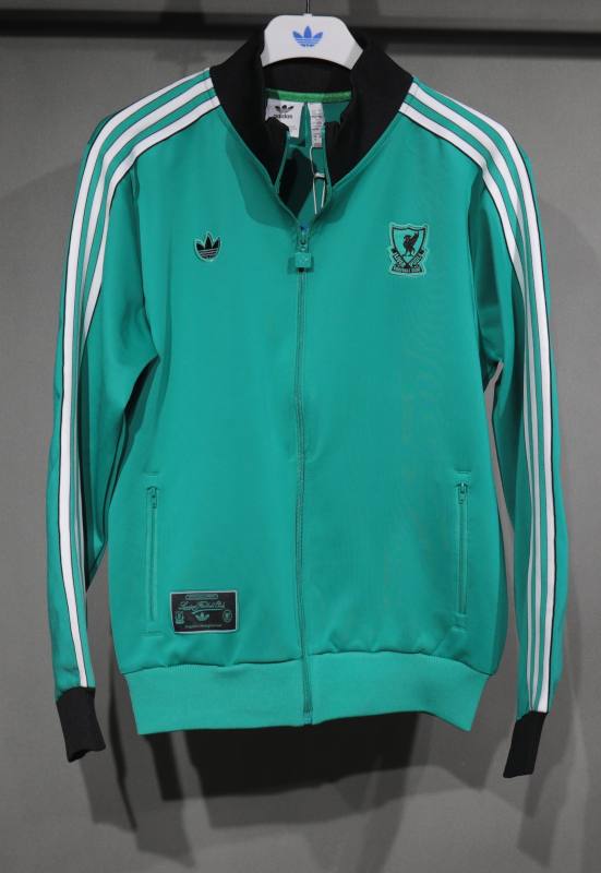 25-26 Liverpool FC Zipper Sweat Terrace Icons Track  Kit(Top+Pants) Green