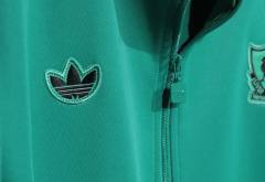 25-26 Liverpool FC Zipper Sweat Terrace Icons Track  Kit(Top+Pants) Green