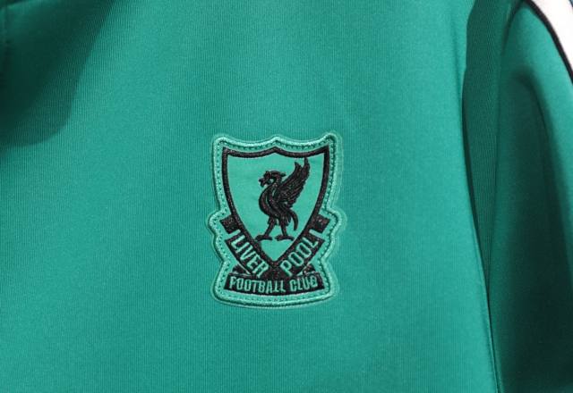 25-26 Liverpool FC Zipper Sweat Terrace Icons Track  Kit(Top+Pants) Green