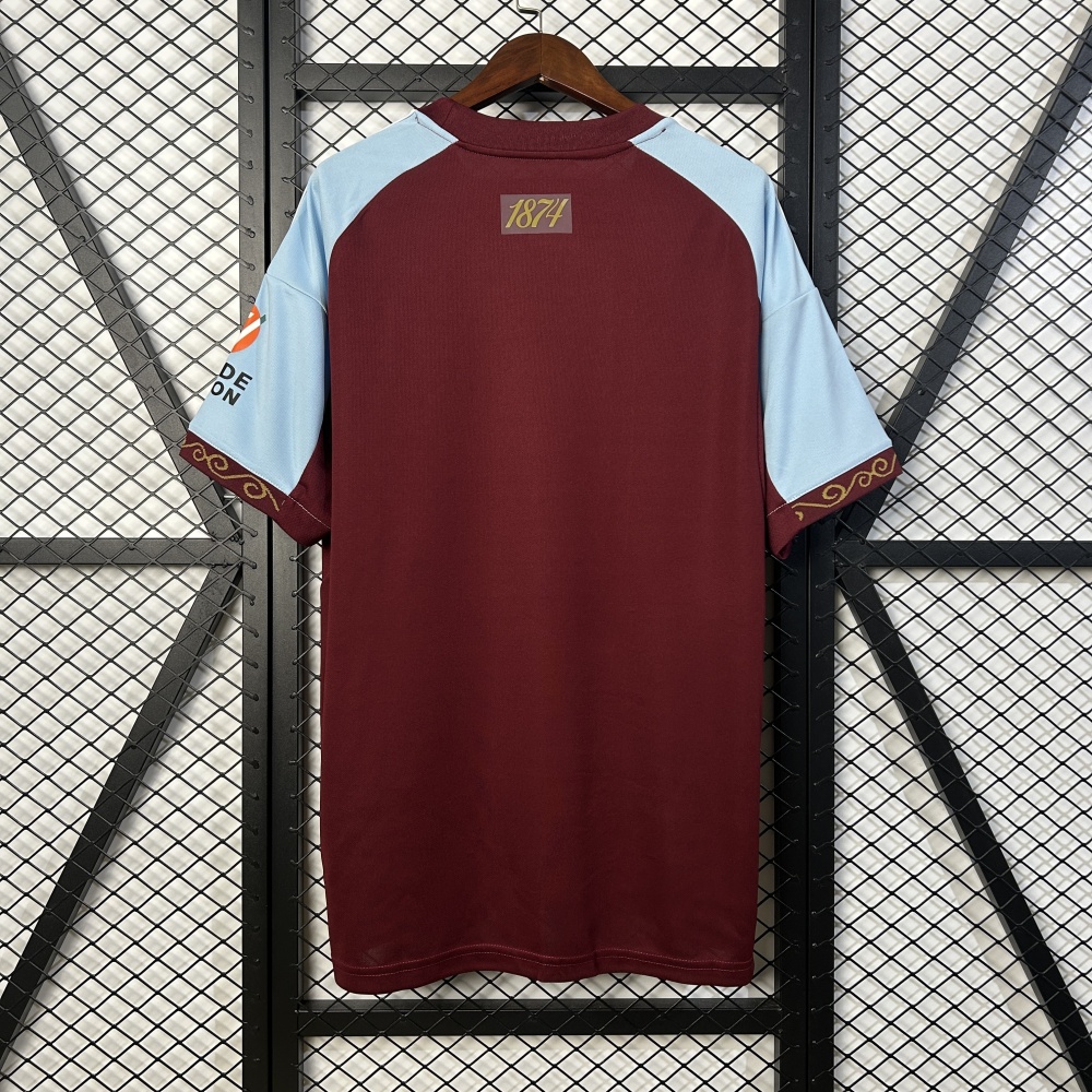25-26 Aston Villa Home Soccer Jersey