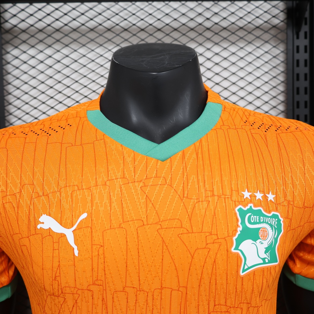 24-25 Ivory Coast Home Player Edition Soccer Jersey