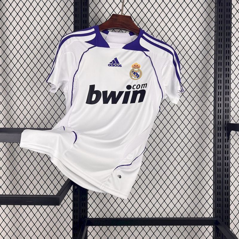 2007-08 Real Madrid Home Retro Jersey