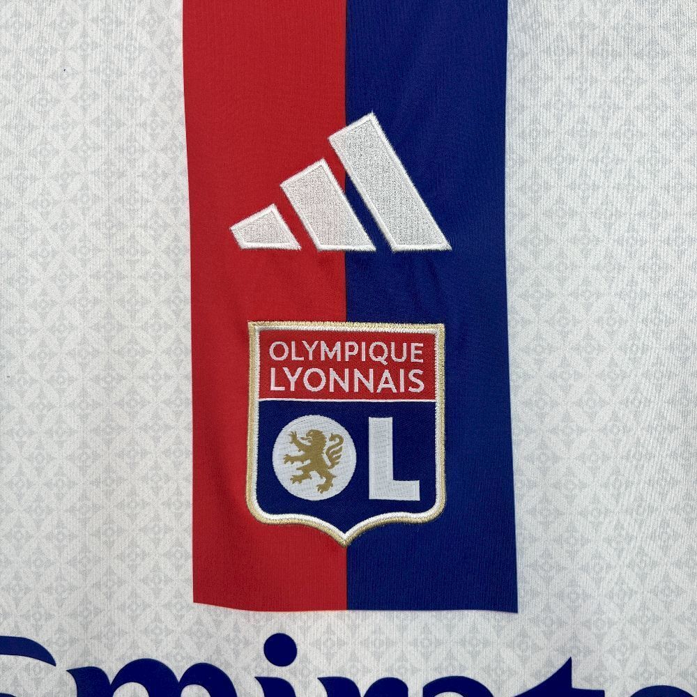 25-26 Olympique Lyonnais Home Soccer Jersey