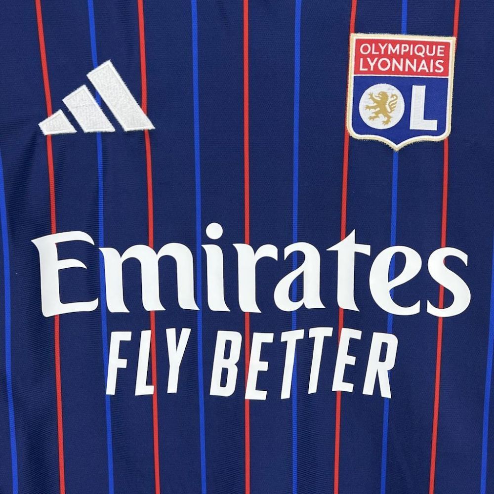 25-26 Olympique Lyonnais Away Soccer Jersey