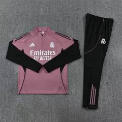25-26 Real Madrid Training Sweat Kit(Top+Pants) Grey