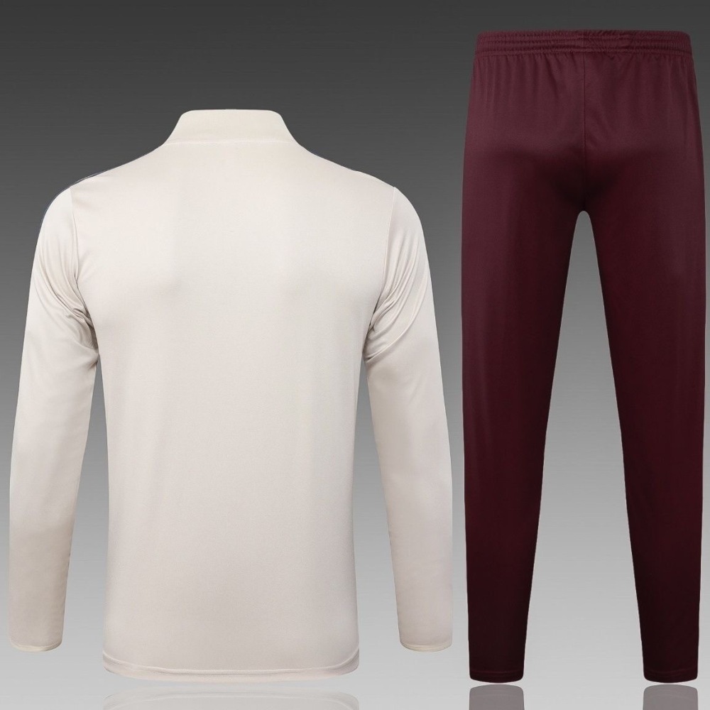 25-26 Ajax Zipper Sweat Kit(Top+Pants) Off White