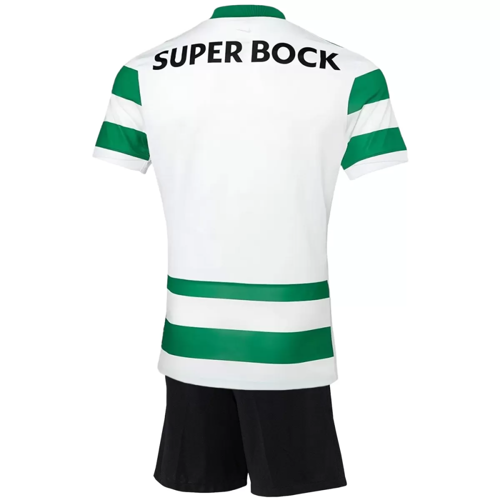 25-26 Sporting CP  Home Soccer Kids Kit Jersey+Shorts