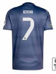 Real Madrid  #7 ADRIAN Nameset Printing