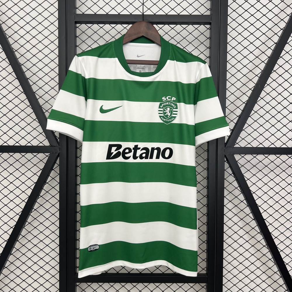 24-25 Sporting CP  Home Soccer Jersey