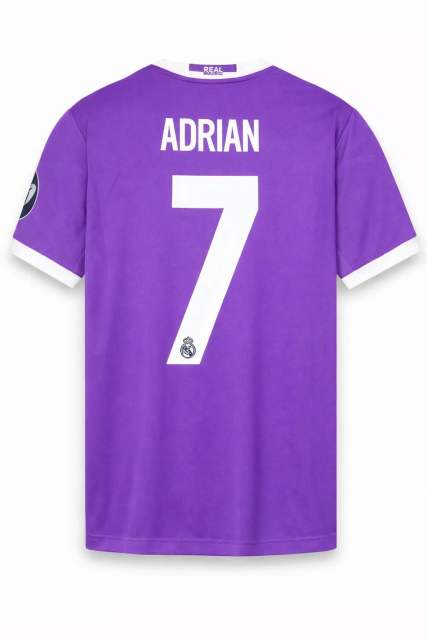 Real Madrid  #7 ADRIAN Nameset Printing