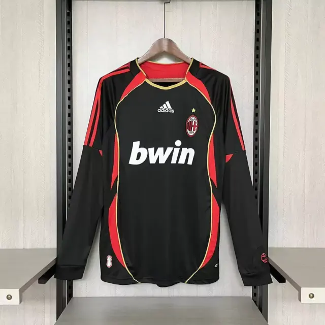 06-07 AC Milan Third Away Retro Soccer Jersey Long Sleeve