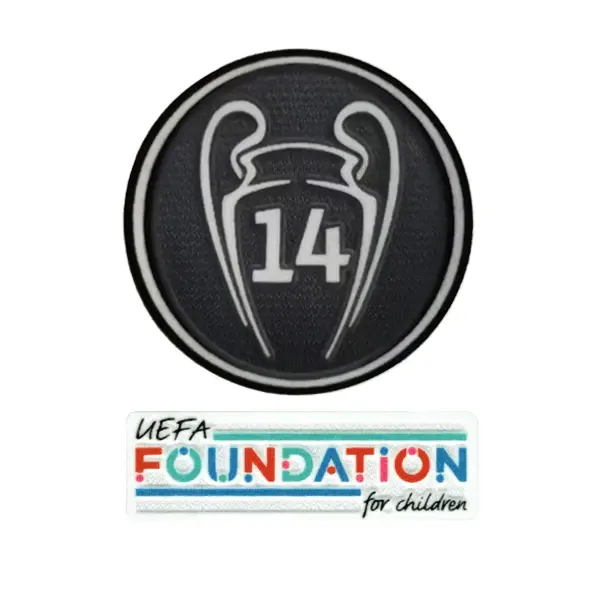 Original Player Issue 2022-23 UEFA Champions League Winner 14 Patch Real Madrid