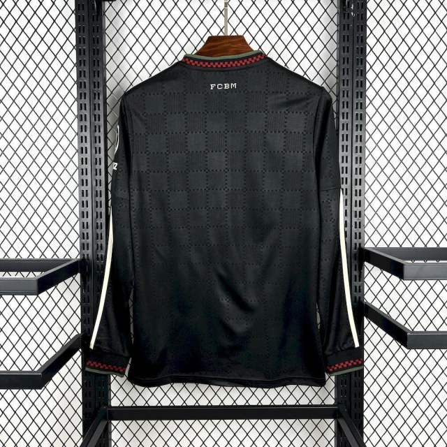 25-26 Bayern Munich Third Away Soccer Jersey Long Sleeve