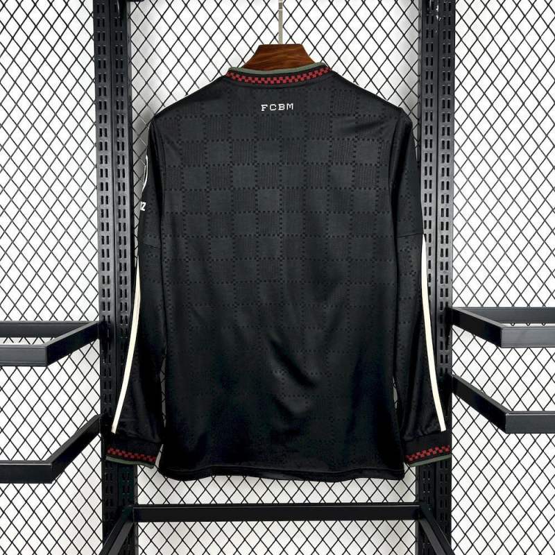 25-26 Bayern Munich Third Away Soccer Jersey Long Sleeve