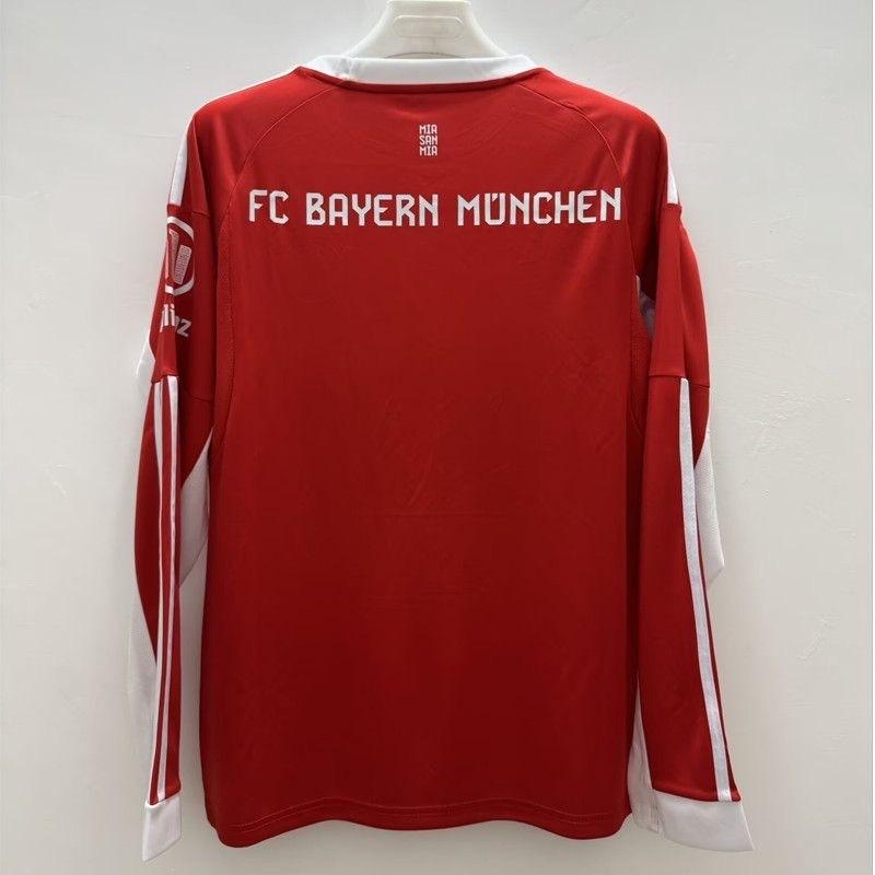 25-26 Bayern Munich Home Soccer Jersey Long Sleeve