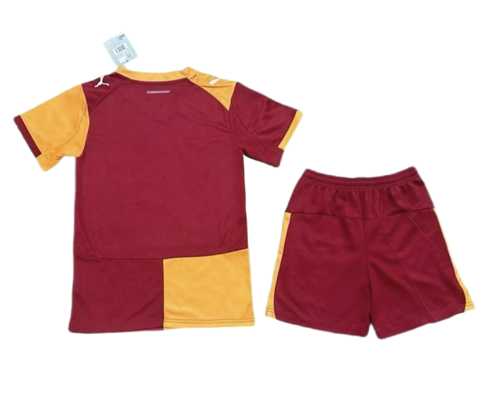 25-26 Galatasaray S.K. Home Soccer Kids Kit Jersey+Shorts
