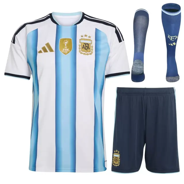 2026 Argentina Home World Cup Soccer Full Kit Jersey