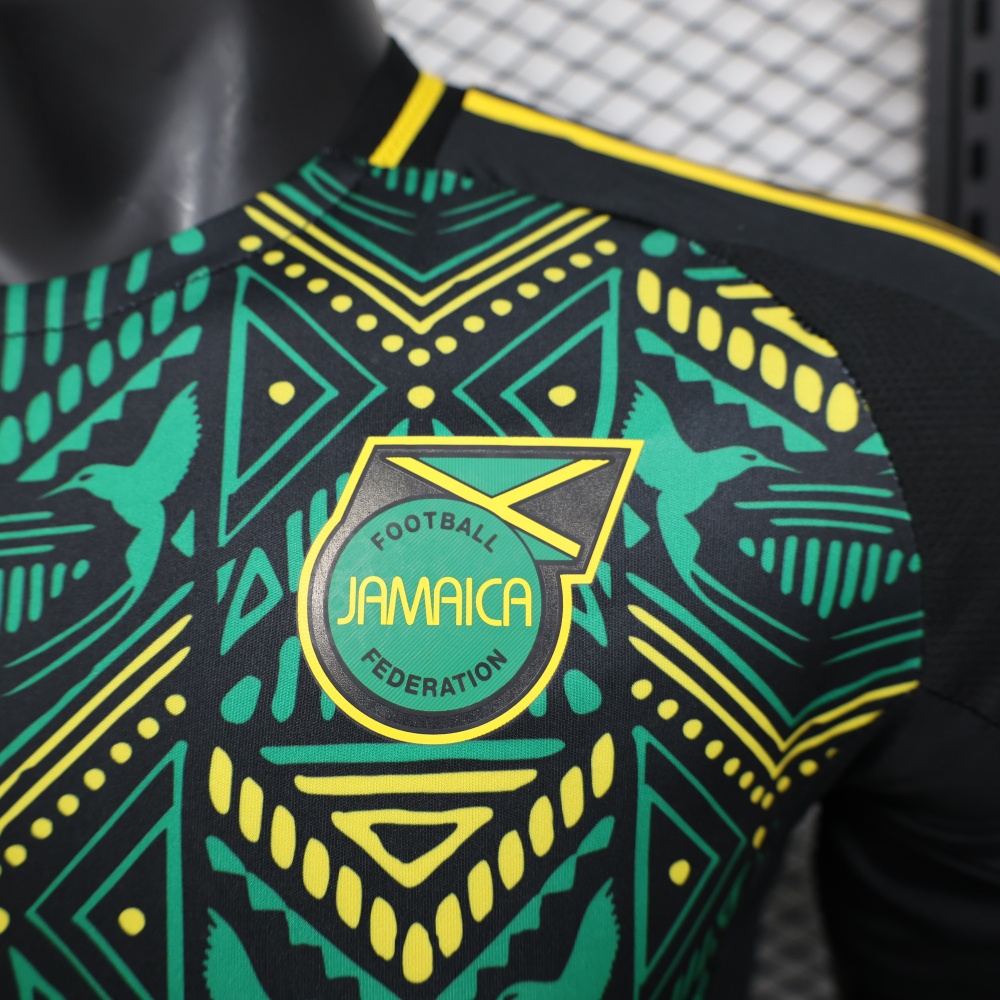 2024 Jamaica x Bob Marley Away Soccer Jersey Player Version
