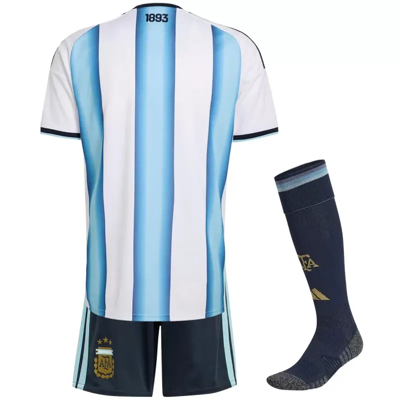 2026 Argentina Home World Cup Soccer Kdsi Kit Jersey+Shorts