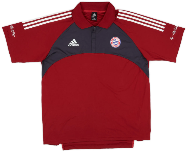 2002-03 Bayern Munich Player Issue 1/4 Zip Polo Shirt